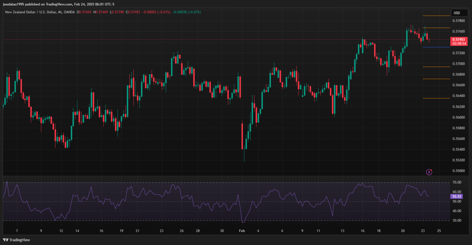 تحليل NZDUSD دولار ليوم الاثنين 24-2-2025